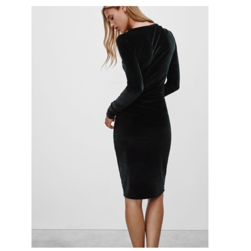 Aritzia Wilfred Klum Velvet Dress